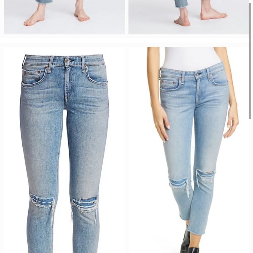 Rag&Bone super soft jeans low rise boyfriend Dre Alyssa NWT SZ26 - Picture 5 of 11